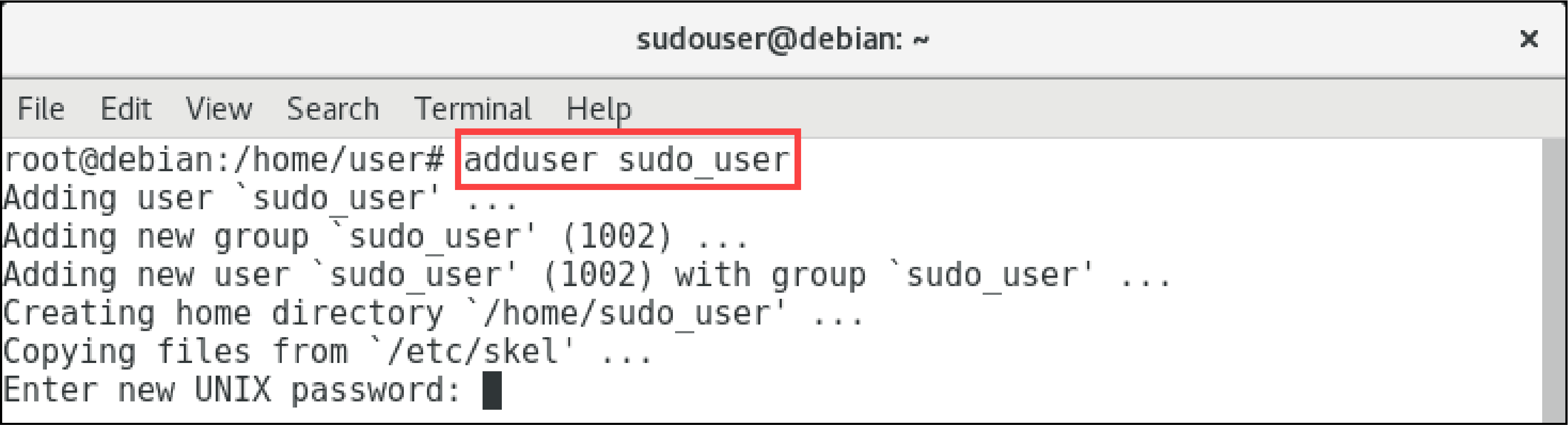 How to Add User to Sudoers in Debian