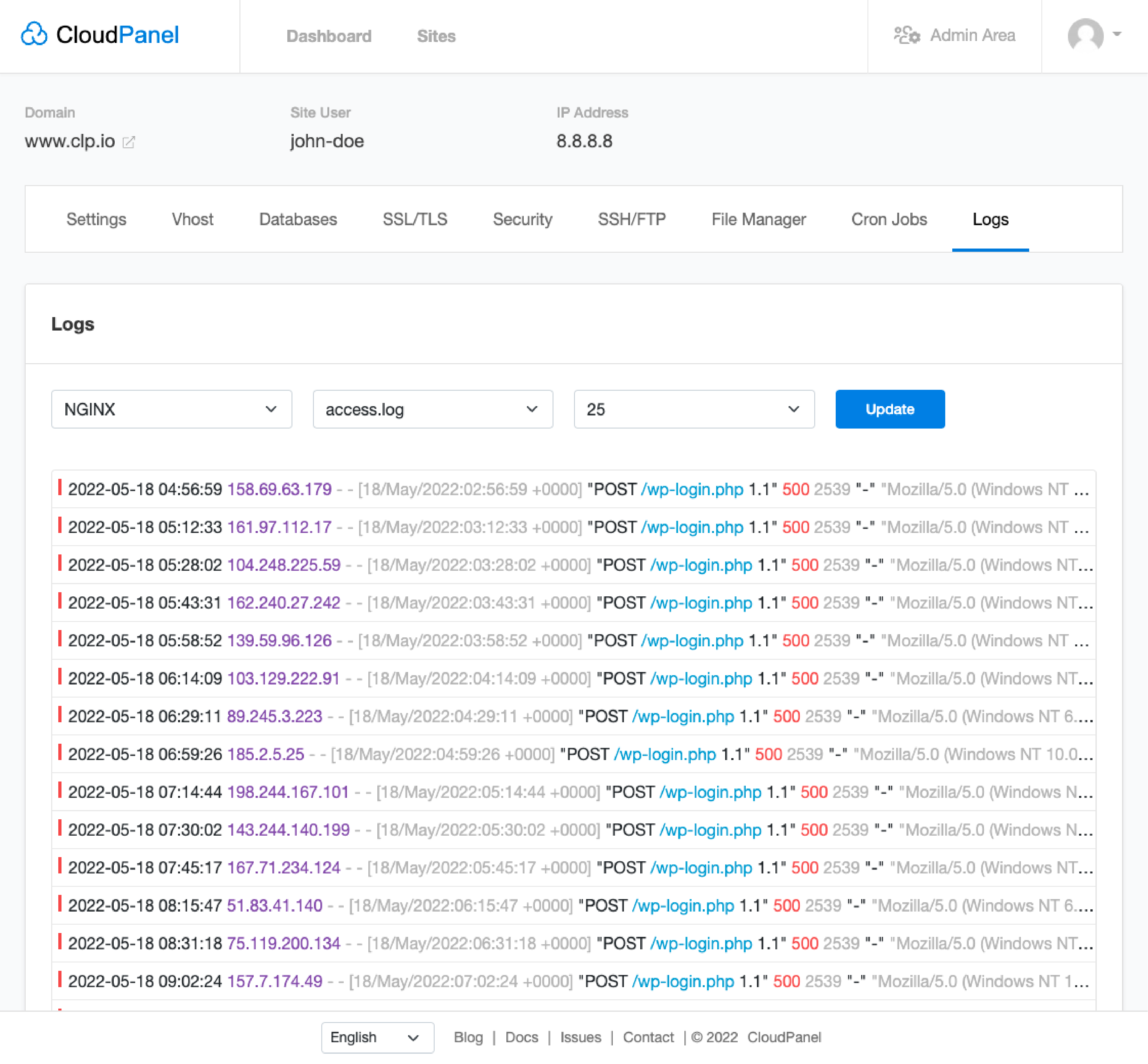 CloudPanel Log Viewer – A Powerful Tool for Log Management
