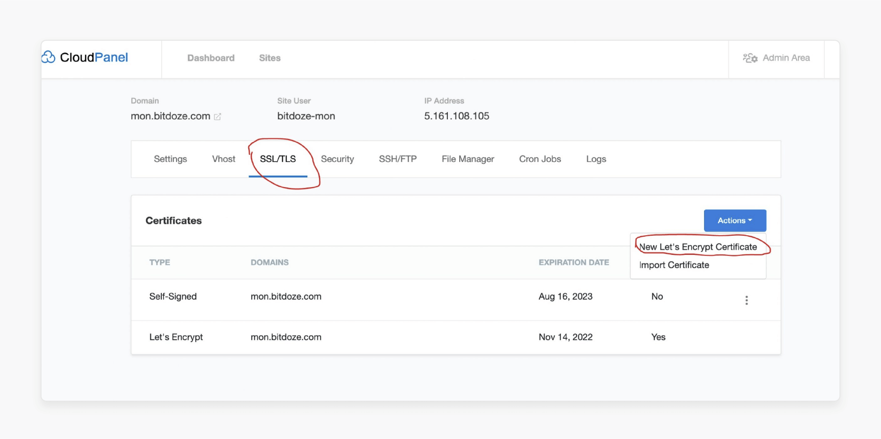 docker reverse proxy configuration using cloudpanel with nginx setup for secure container routing and ssl support