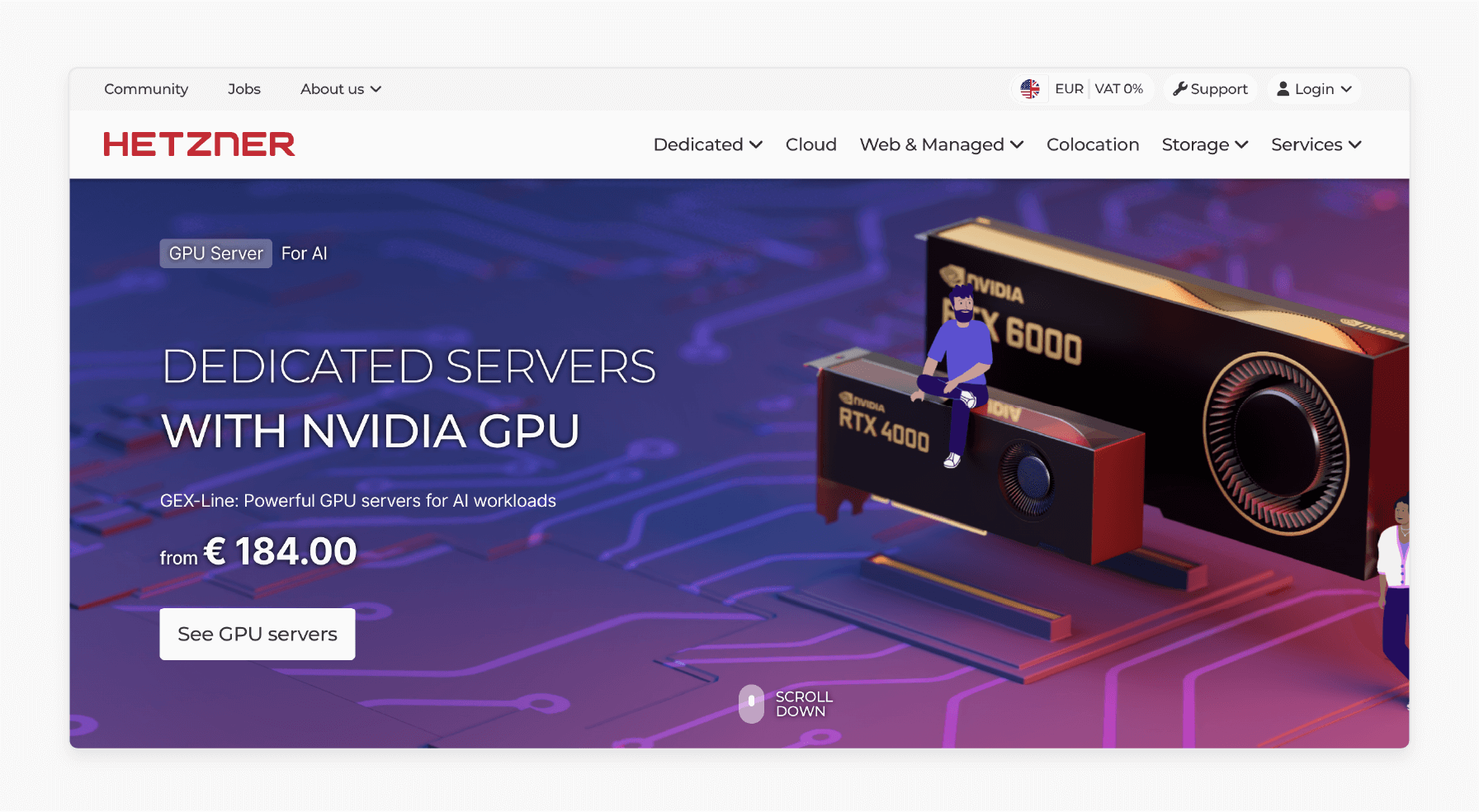 Hetzner VPS with GDPR-compliant data centers ideal for European WordPress hosting using CloudPanel