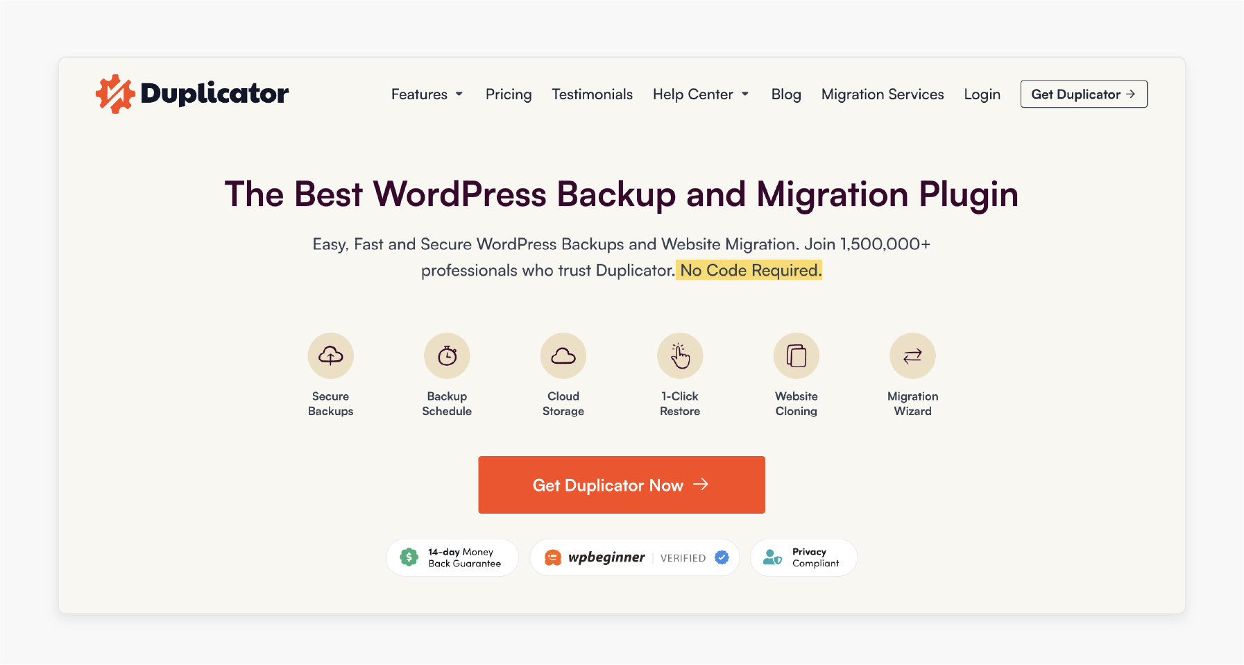 Duplicator plugin for WordPress transfer
