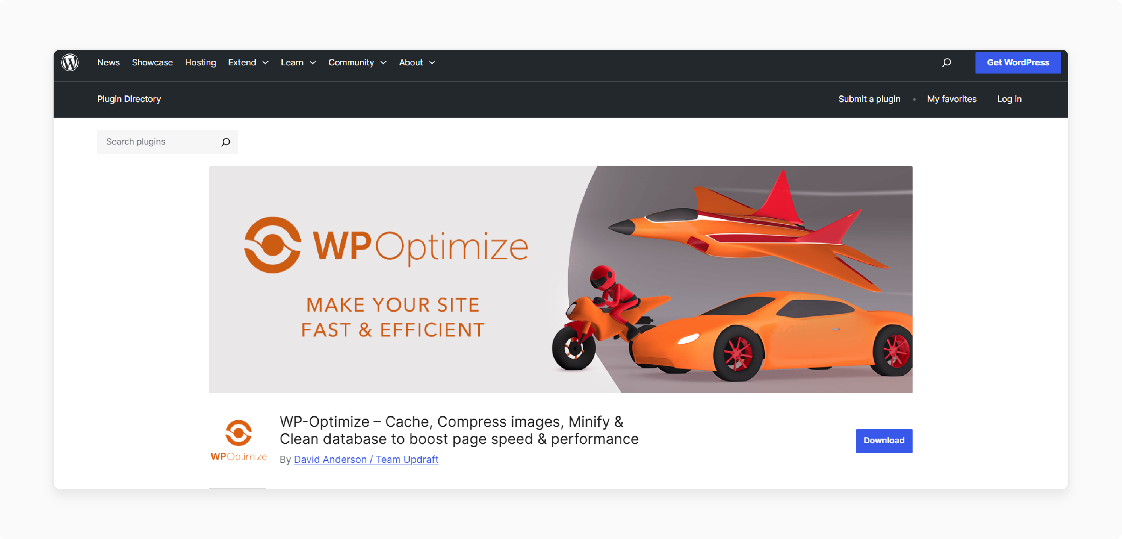 wp-optimize database plugin interface showing optimization options for tables and revisions in a wordpress dashboard