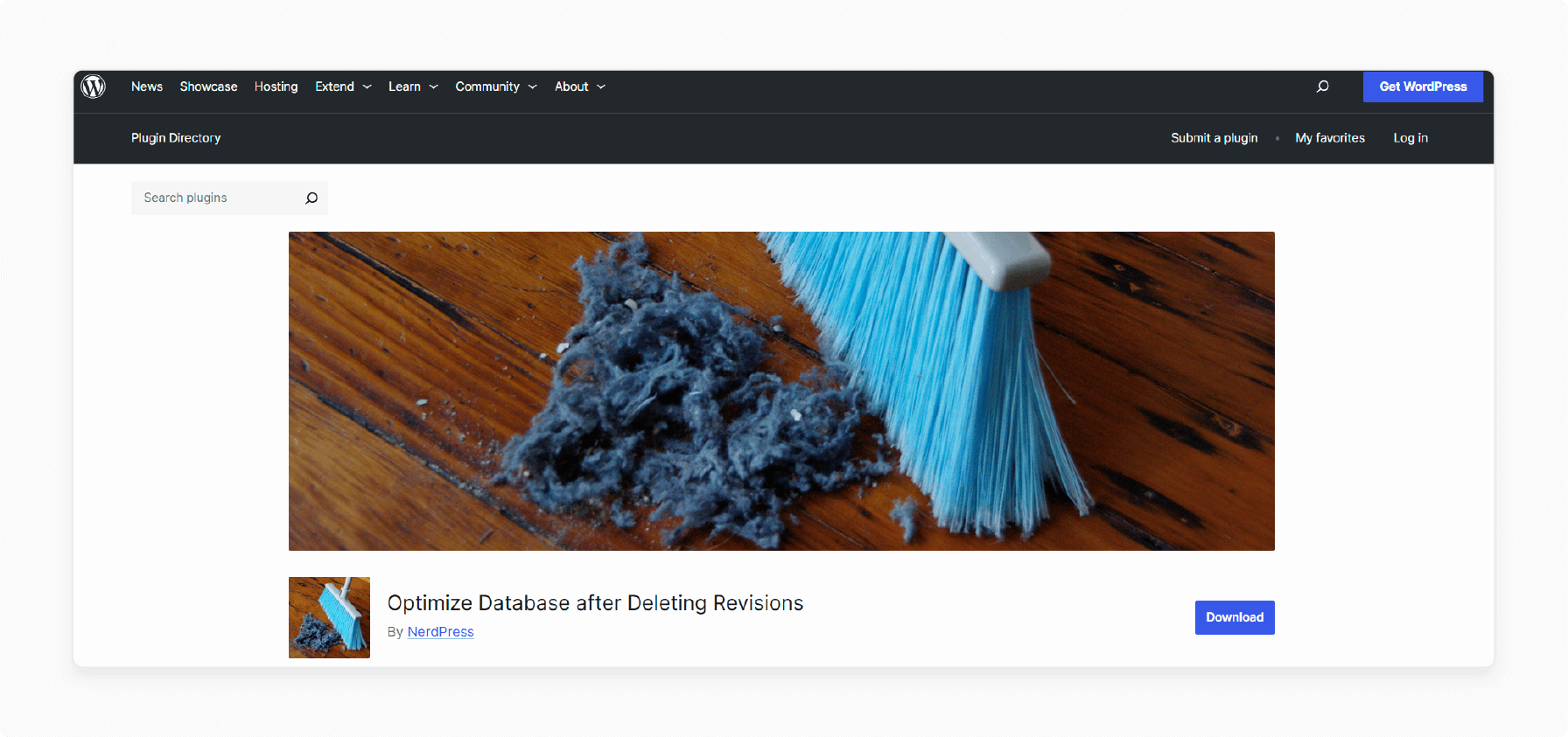plugin interface showing optimization tasks after deleting post revisions in a wordpress site