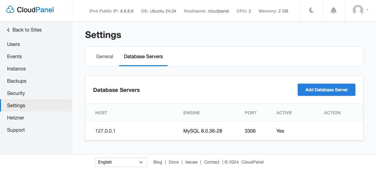 Database Servers