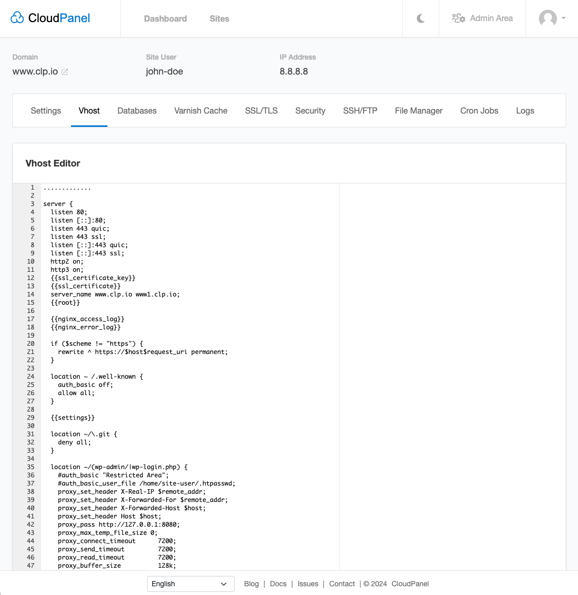 Vhost Editor Vhost Editor