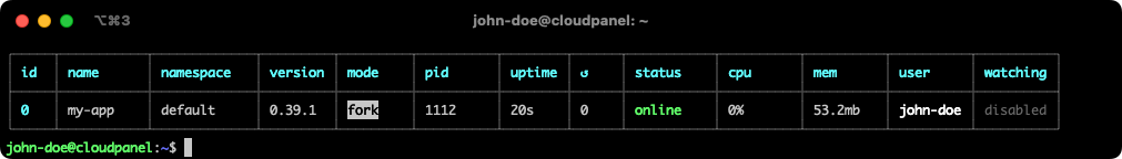 PM2 Cronjob Example