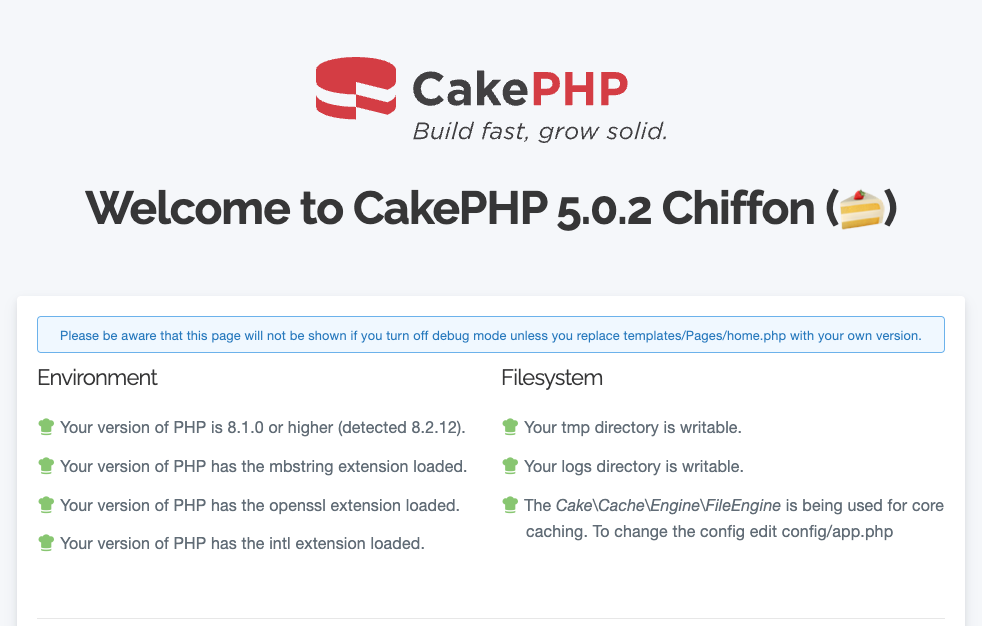 Welcome to CakePHP