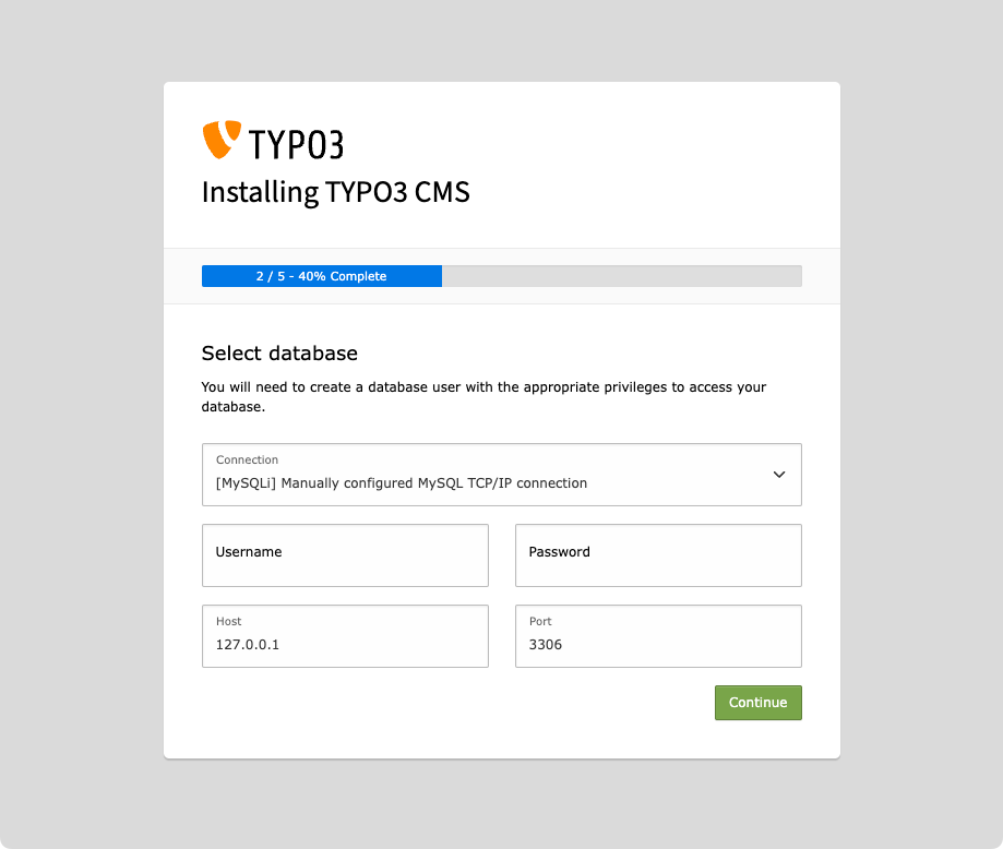 TYPO3 Installer